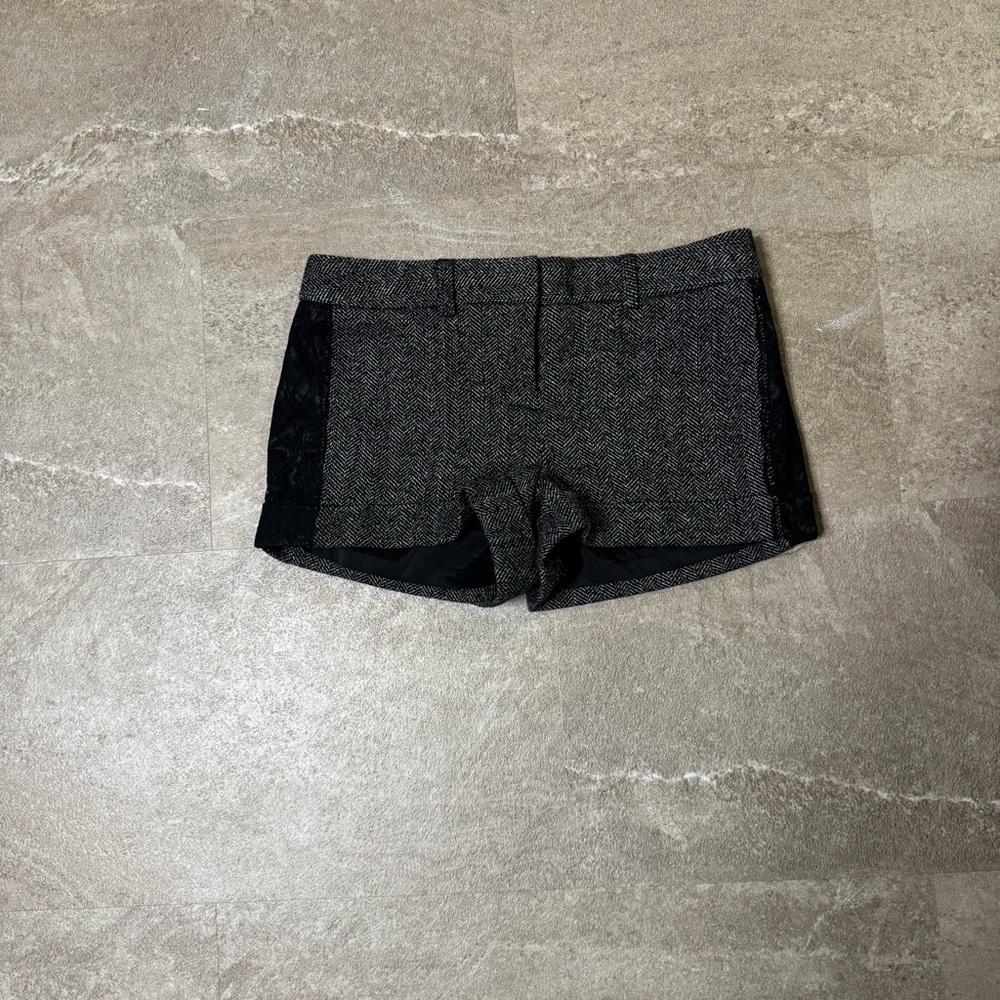Express High Waist Gray and Black Women's Shorts